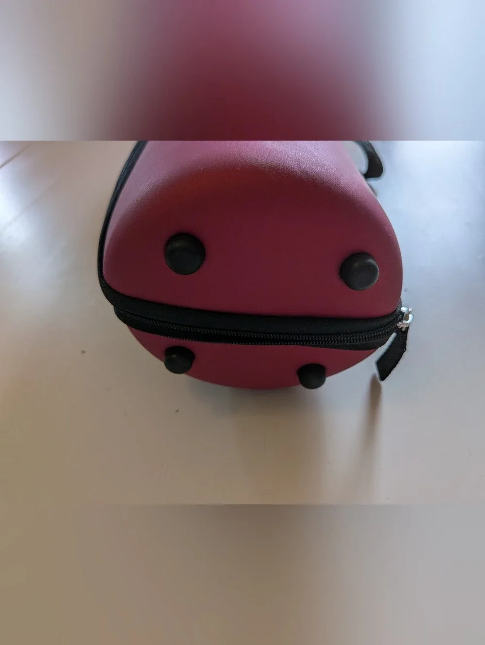 Hard Shell Maroon Wine Bottle Travel Case